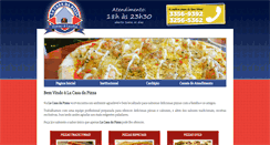 Desktop Screenshot of lacasadapizza.com.br